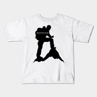 Mountain Climber Kids T-Shirt